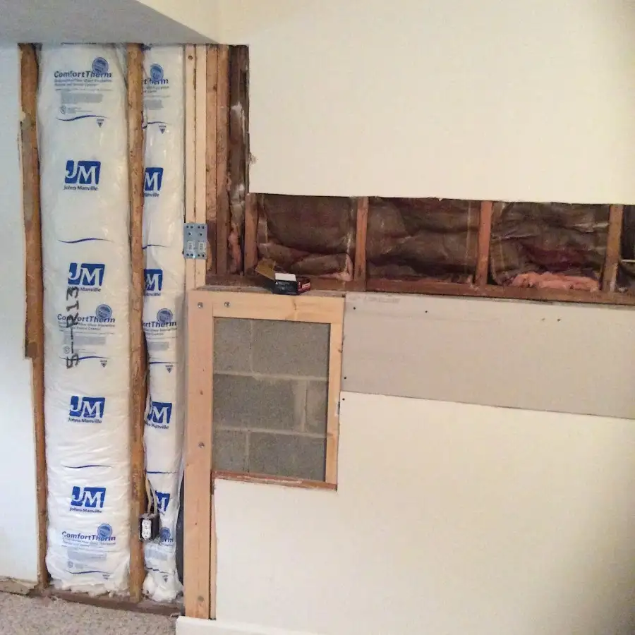 Wall insulation replacement during Contents Cleaning & Restoration in Cortez